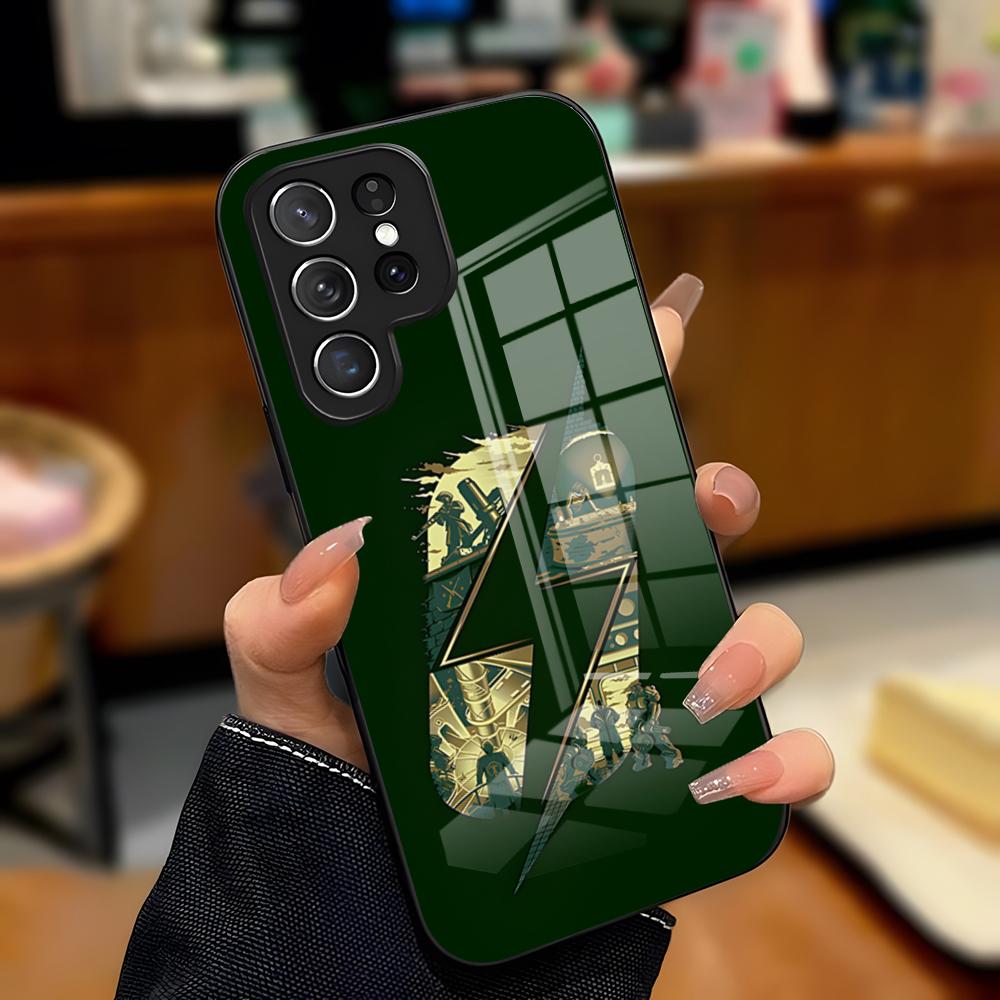 Game F-Fallout Phone Case For Samsung S25 Plus S20 S20 Plus S22 Ultra S23 FE S21 Plus S21 Ultra Glass Cover