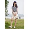 Demana Women's Striped Polo T-Shirt