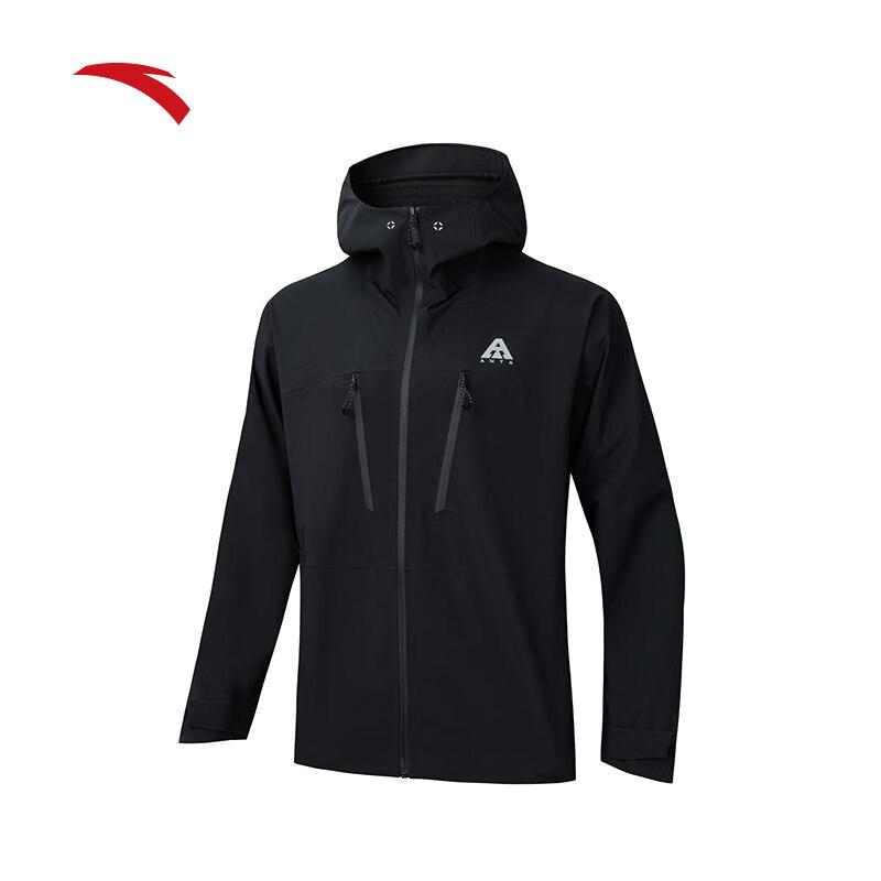 ANTA Water Shell Earth Shell Waterproof Hooded Outdoor Jacket S (Men s 165)