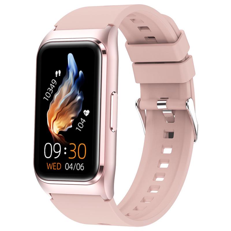 

Водонепроницаемый смарт-браслет TK75: Монитор сердечного ритма, артериального давления, кислорода, температуры тела, сна и физической активности с будильником.