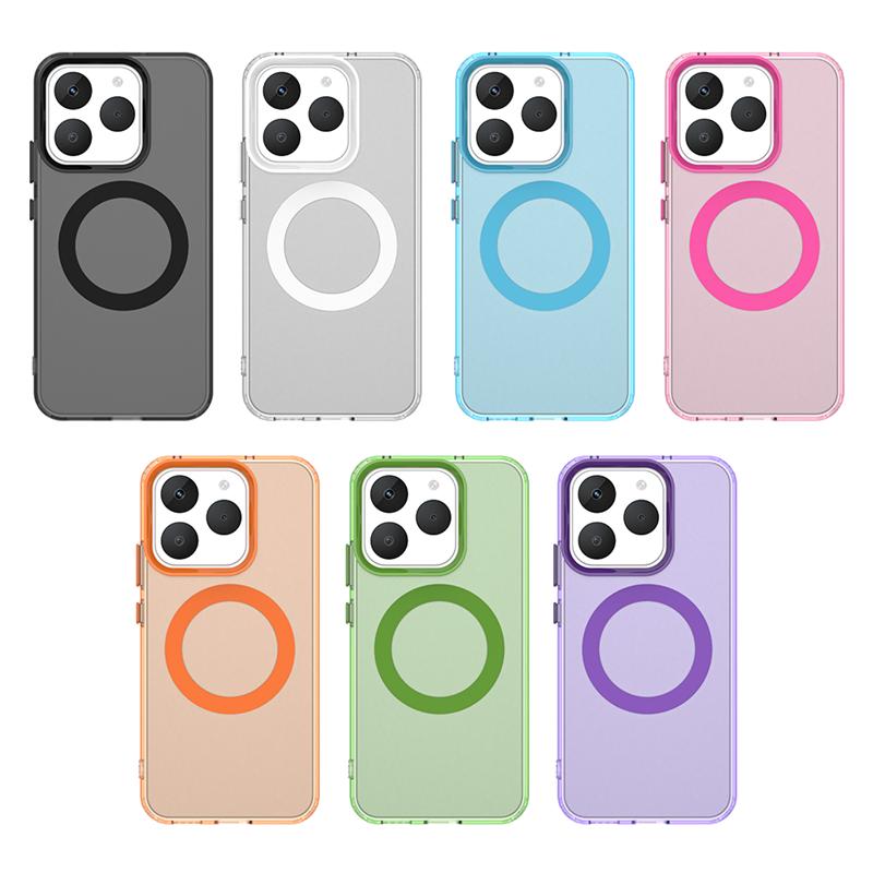 For Realme 15T Case Realme 15T 5G Cover Magnetic Matte Durable Bumper Shell Protective Back Phone Cases For Realme 15T Funda