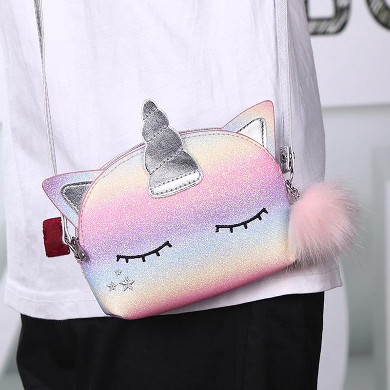 unicorn glitter bolsa