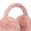 Morbido peluche scaldino per le orecchie inverno caldo paraorecchie per donna uomo moda colore solido paraorecchie protezione dal freddo esterno paraorecchie copertura per l'orecchio