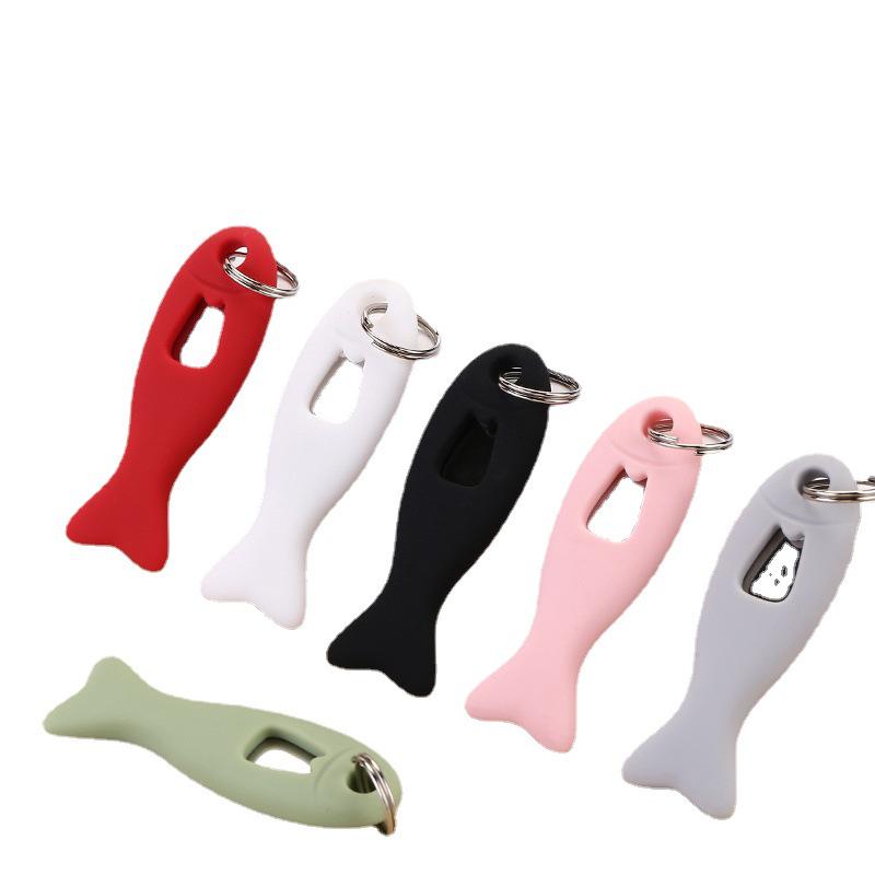 Creative Keychain with Phone SIM Card Removal Pin and Anti-lost Memory Card Sleeve