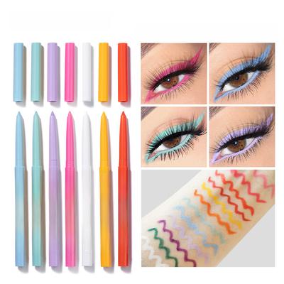 20 Farben Wasserdichter Eyeliner Schnelltrocknender Augenbrauenstift Schweißfester, feiner Tipp Rotierender Lidschattenstift Großhandel