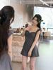 2023 Slim American One-Shoulder Lace-Edge Ultra-Short Dress