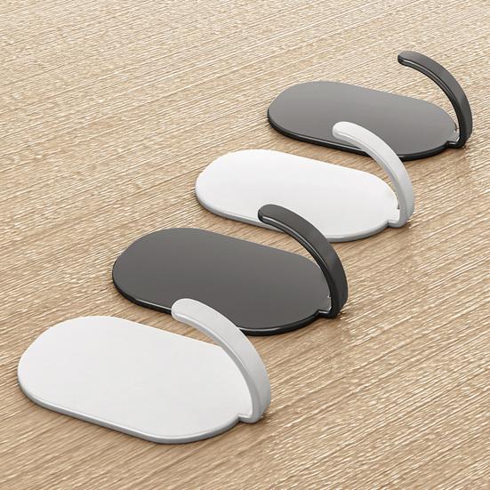 5PCS Wall Hooks Self-Adhesive Waterproof Hooks Strong Load-Bearing Rust-Resistant Hook for Bathroom Kitchen