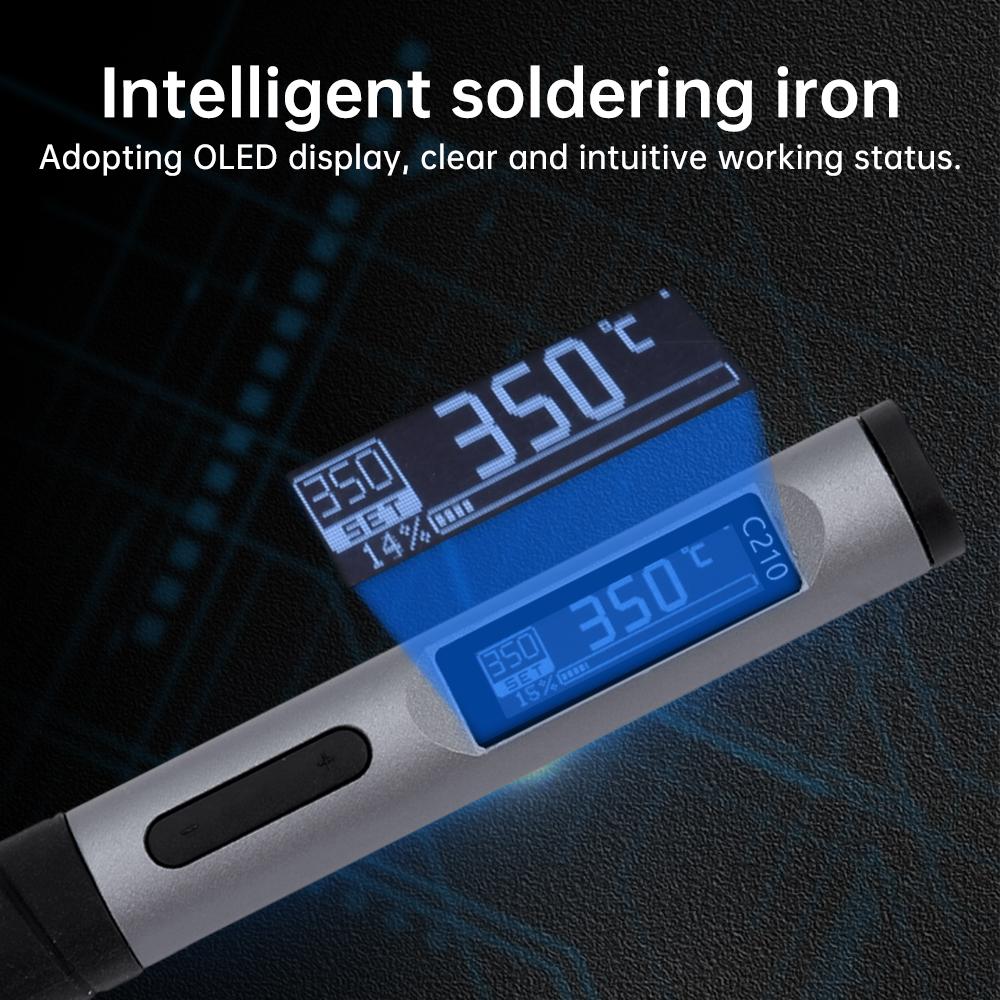 Portable Mini Type-C USB Household Electronic Repair Solder Welding Tool Student Electric Soldering Pen DC 9-20V Soldering Iron