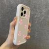 Pink Bow Knot Silicone Phone Case For iPhone 15 14 13 12 11 16 Pro Max 7 8 Plus X XS XR SE 2020 Shockproof Candy Soft Cover