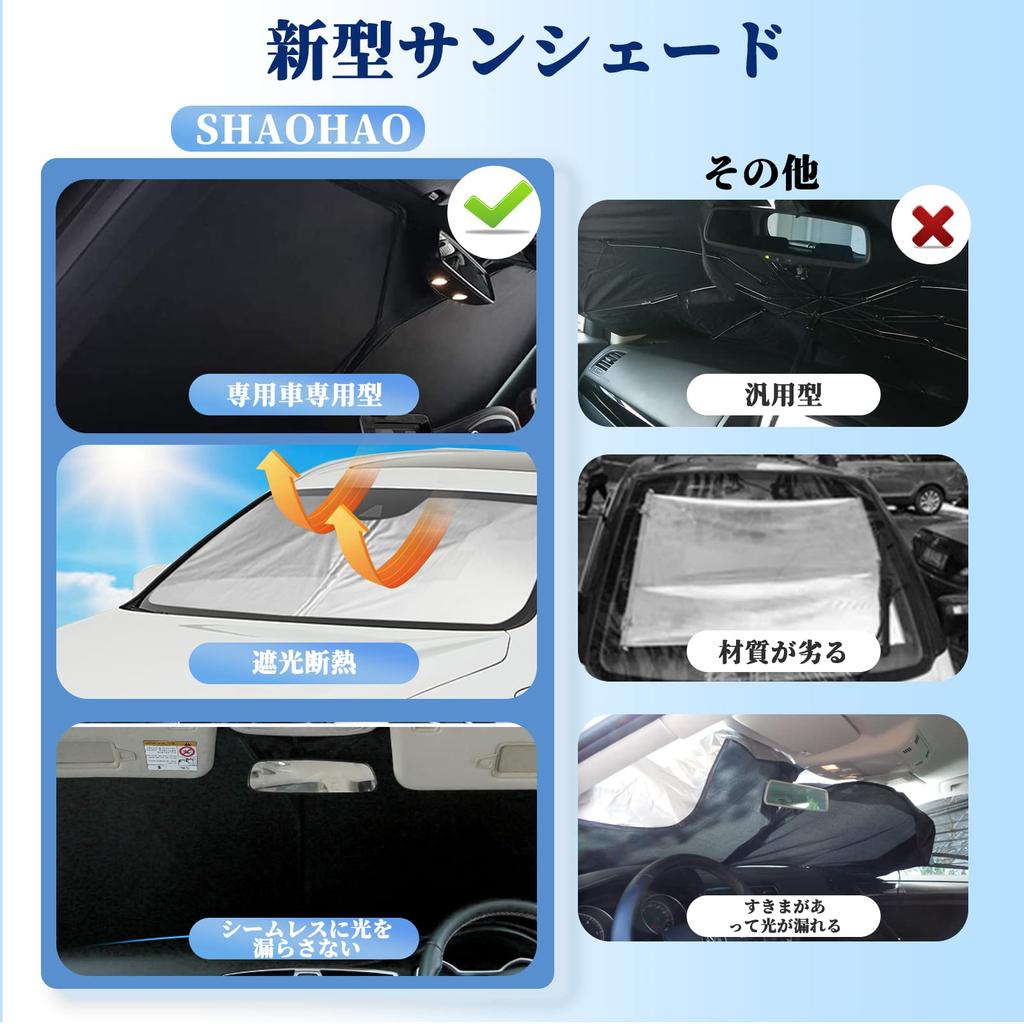 SHAOHAO Front Sunshade for New BMW X1 Windshield UV Storage Bag Easy Installation and Removal F48, Sunshade, Foldable, Sunshade, Heat-Insulating,