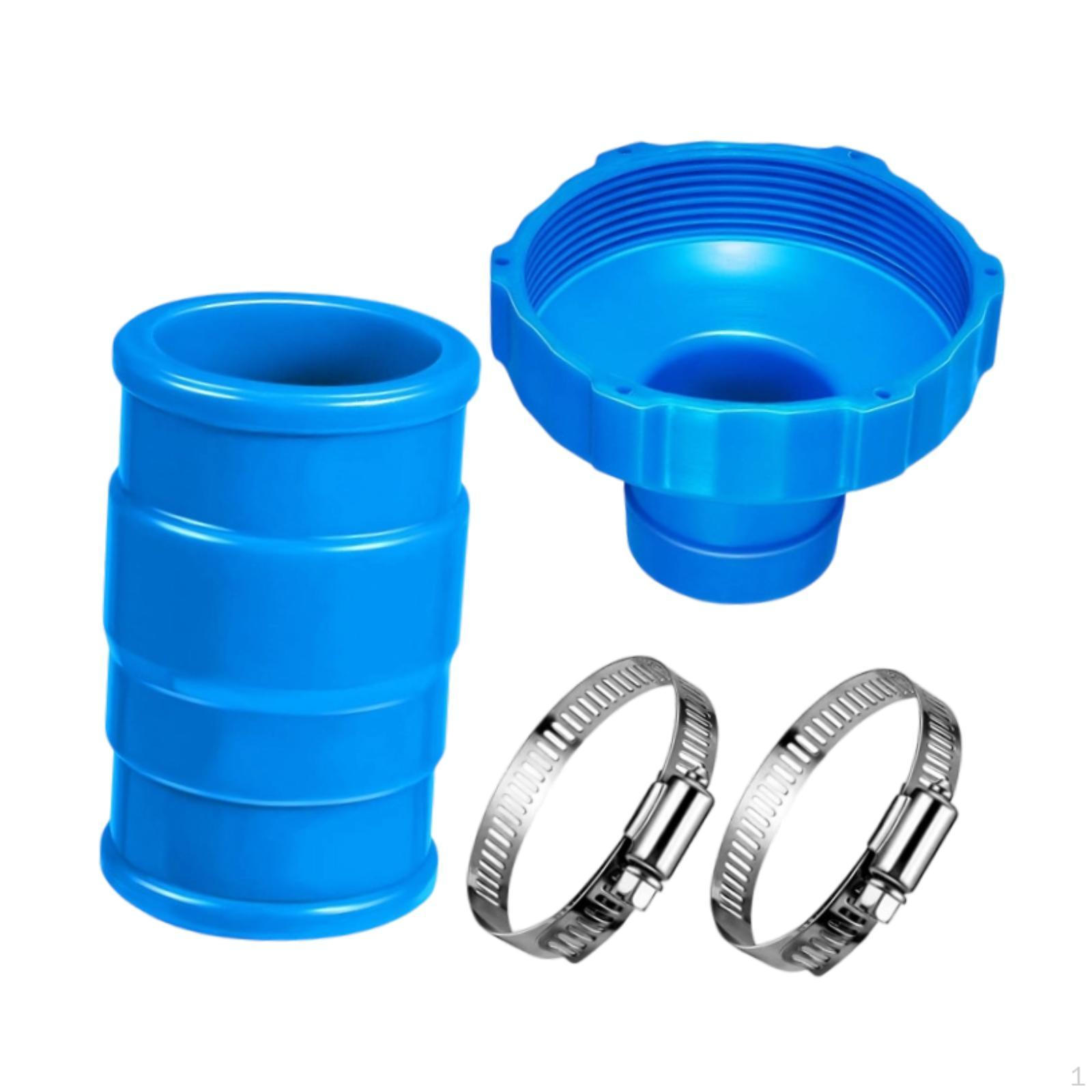 

Pool Vacuum Hose Adapter Kit Connector Leakproof Easy Installation Universal Quick Setup