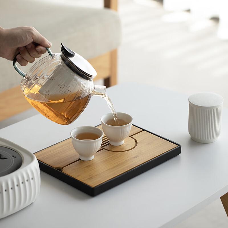 DARUNYAO Electric Tea Kettle & Ceramic Stove Set