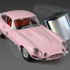 1:24 E-TYPE Retro Vintage Car Simulation Alloy Model Car Toy Diecasts Metal Casting Sound and Light Car Toys Vehicle