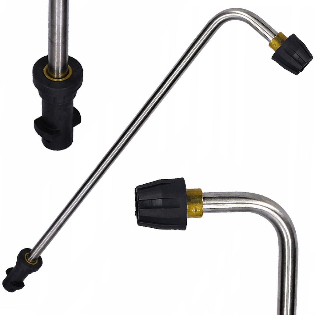 Rosfix 90-degree Angle Nozzle Lance for Karcher K2-K7 Washers, M18 Thread, 160 Bar
