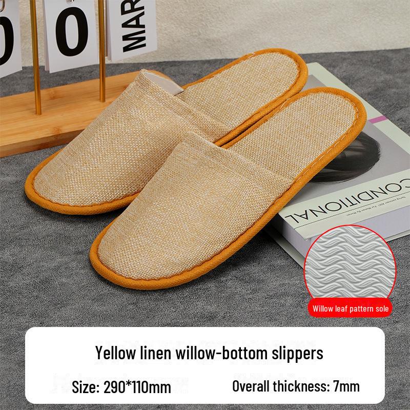 Luxury Non-Slip Disposable Slippers for Home and Hospitality Use