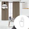 50pcs Curtain Track Hooks Curtain Gliders Offering Practical Solution For Efficient And Convenient Curtain Management