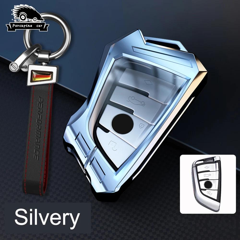 New Zinc Alloy Style Auto Key Fob Cover Case Housing Remote Fit For Bmw X3 X5 X6 F30 F34 F10 F20 G20 G30 G01 G02 G05 F15 F16 1 3 5 7 Series