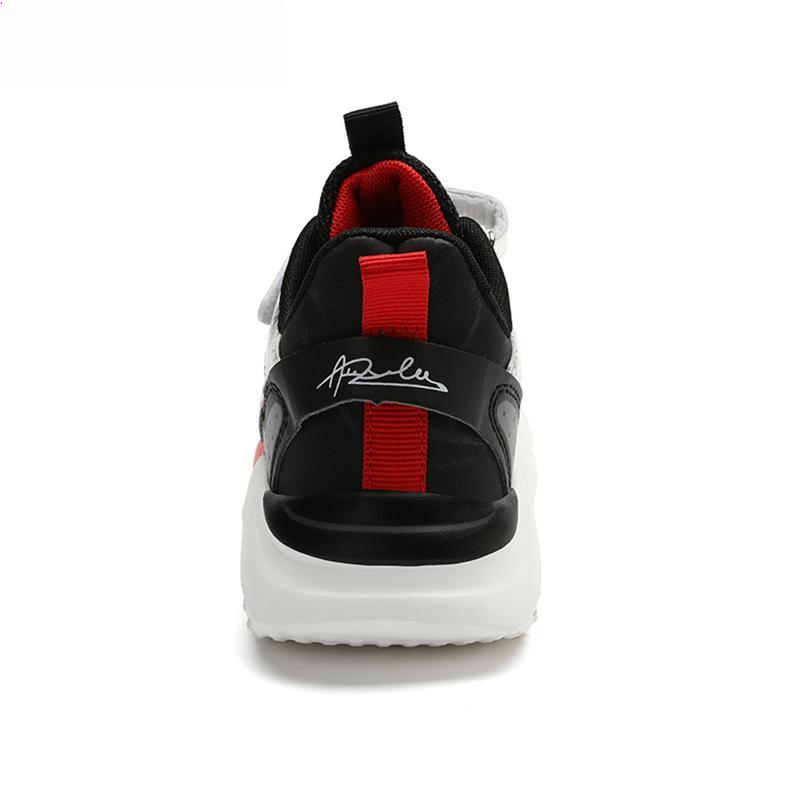 Sport Kinder Sneaker Jungen Freizeitschuhe für 5-16 Jahre alte Kinder Tennis Leder Rutschfest Mode Laufschuhe