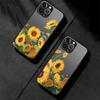 Case for iPhone 17 Pro Max 11 14 16 Plus 15 7 8 SE XS XR 13 Mini 12 Air Funda Back Phone Cover Flower Sunflower