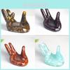 Resin Art Crystal Figurine Base With Natural Semiprecious Stones For Office Desk Decoration And Gift Ideas