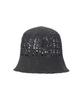 Bajal Va Plate Crochet Bucket Hat Gray
