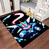 Greninja Printed Non-slip Flannel Carpet, Machine Washable, Soft Carpet for Home Decoration in Living Room and Bedroom