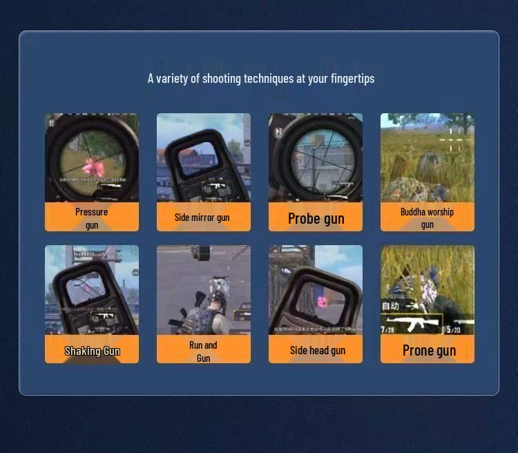 Delta Action 5: 2026 Upgrade Sechs-Finger Sensitiver Kontinuierlicher Tipp-Controller für PUBG Android Mobil