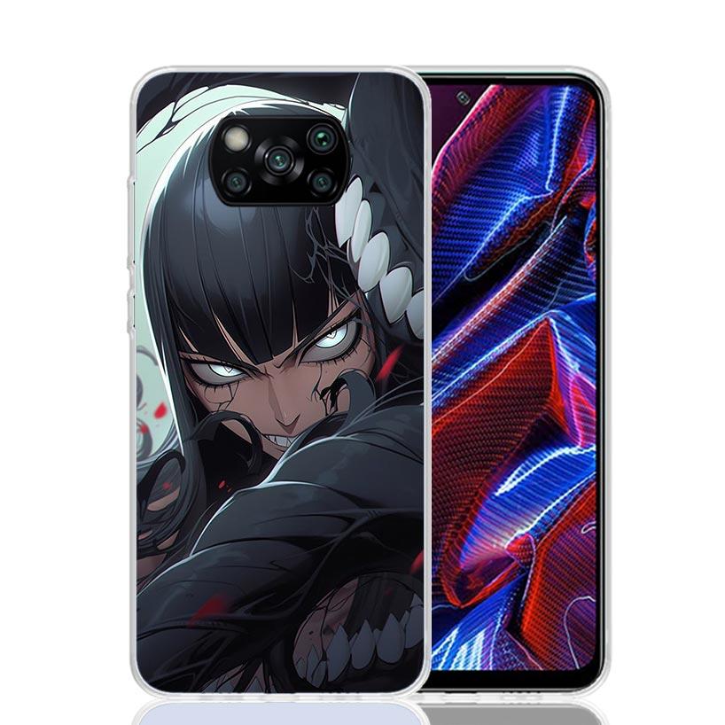 Crazy Gothic Japan Anime Girls Phone Case For Xiaomi Poco F7 Ultra X7 X6 Pro X5 Redmi 15 15C 13 13C 12 12C 10 10A 10C 9 9A 9C 9T