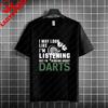 Thats Why IM Here Funny Dart and Beer Graphic TShirt 100 Cotton Short Sleeve Casual Tee Outdoor Activities  Social Events