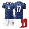Teens Kids Adults Football Kits Sport Training Jersey Set with Socks 2026 FIFA World Cup France Home #11 OLISE