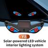 Wireless Solar Demon Eye Light Solar Powered Vehicle Signal Lights  Car Interior