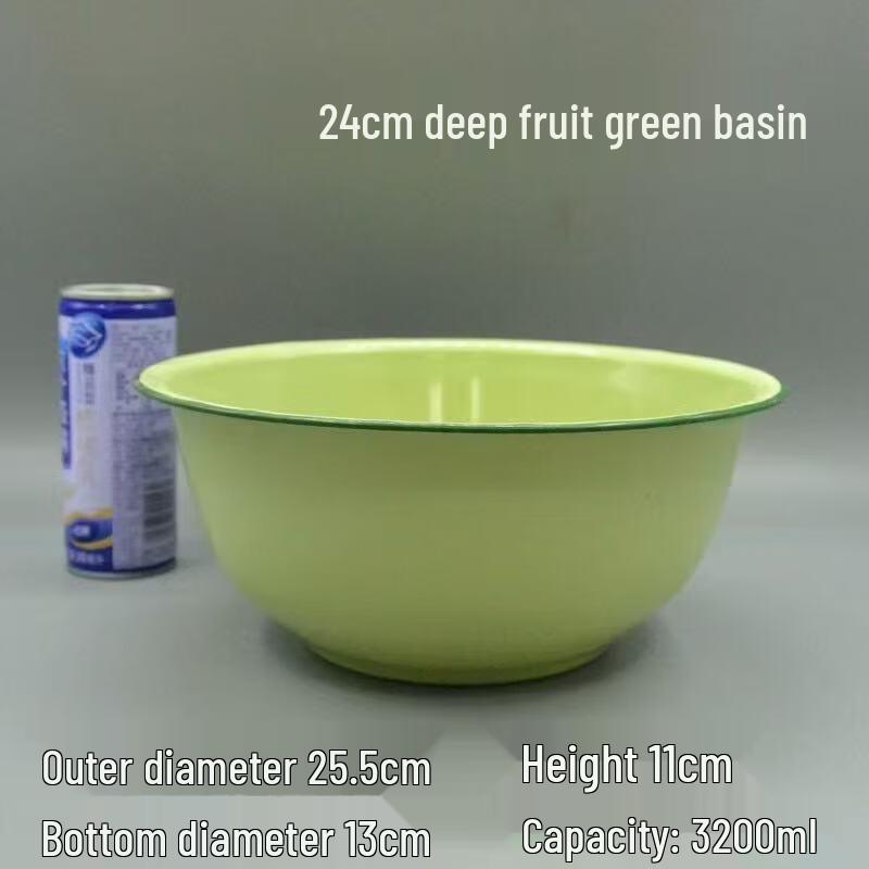 

OLOEY Винтажная глубокая эмалированная миска