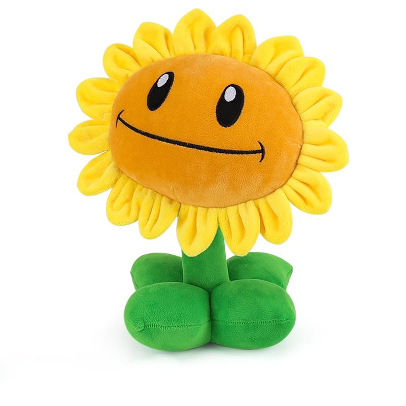 Plants Vs Zombies Style Sunflower Peashooter Coconut Plush Doll Large Zombie Pillow Soft Toy For Teens Holiday Gift