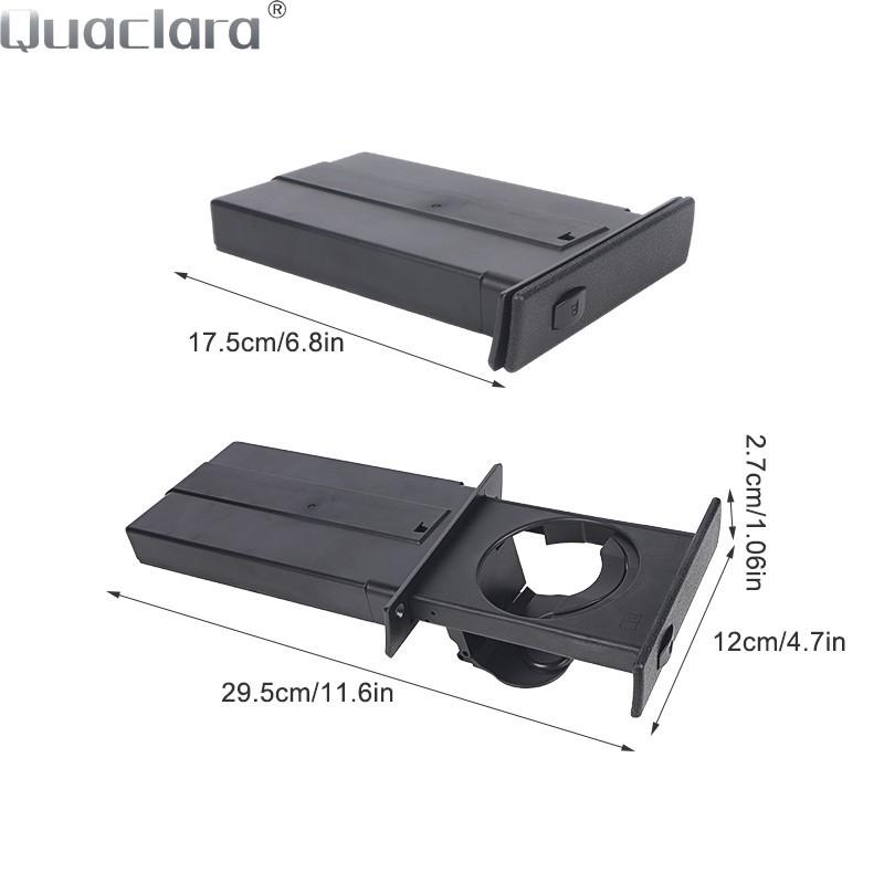 Car Cup Holder Front Insert Plastic BM W 5 Series E60 E61 M5 525i 528i 530i 535i 550i 2004-2010 Quaclara 51459125622 51459125626