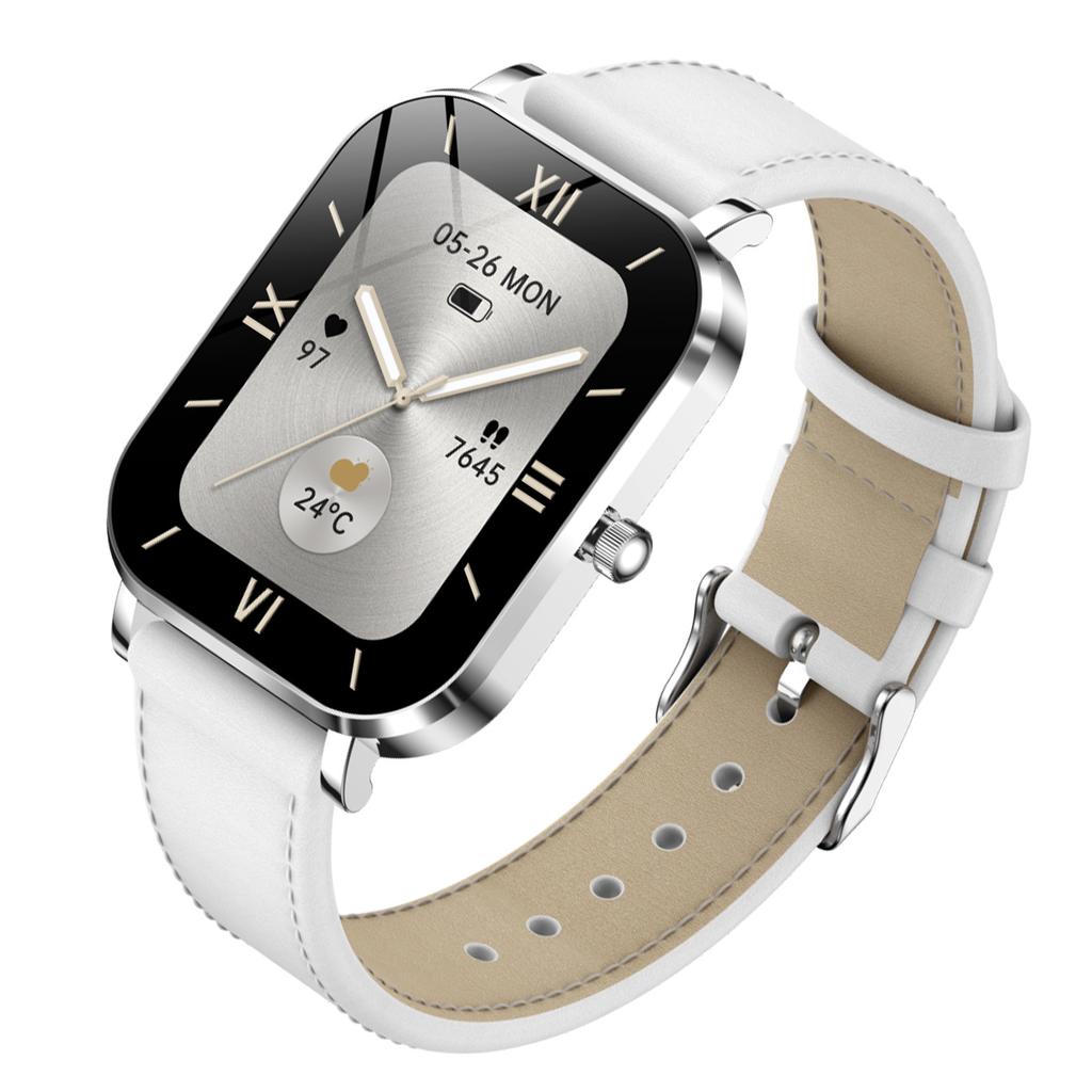 Women S Smart Sports Watch with Metal Body 1.75 Display Support Calls Health Monitoring