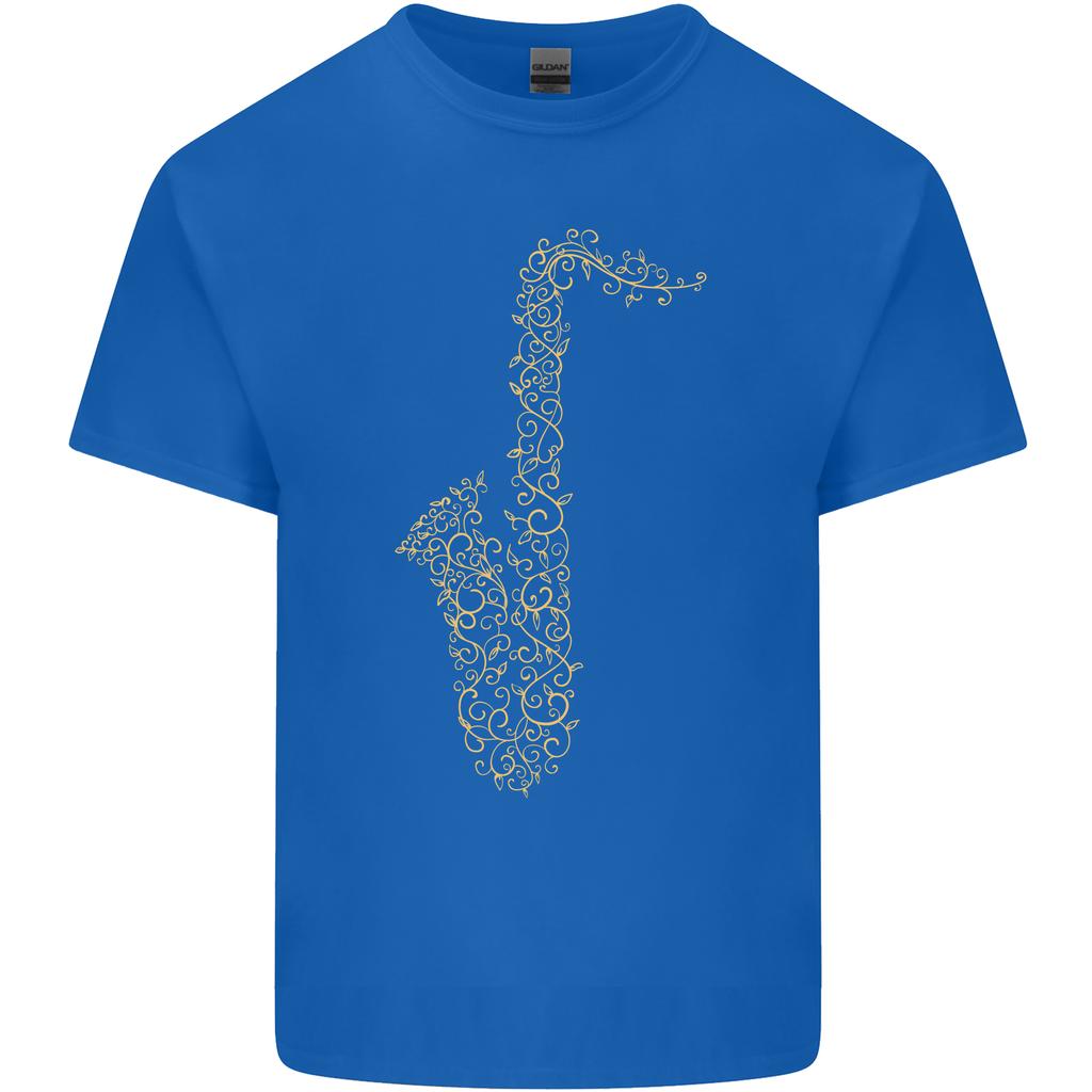 A Saxophone Musical InstruUnisexts Brass Band Unisexs Light Cotton TShirt