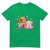 Cute Capybara Raunisex And Axolotl Boba Kawaii Boys Girls Kids Tshirt