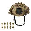 Multi-Terrain Camouflage Helmet Cover (Semi-Circular Cut)
