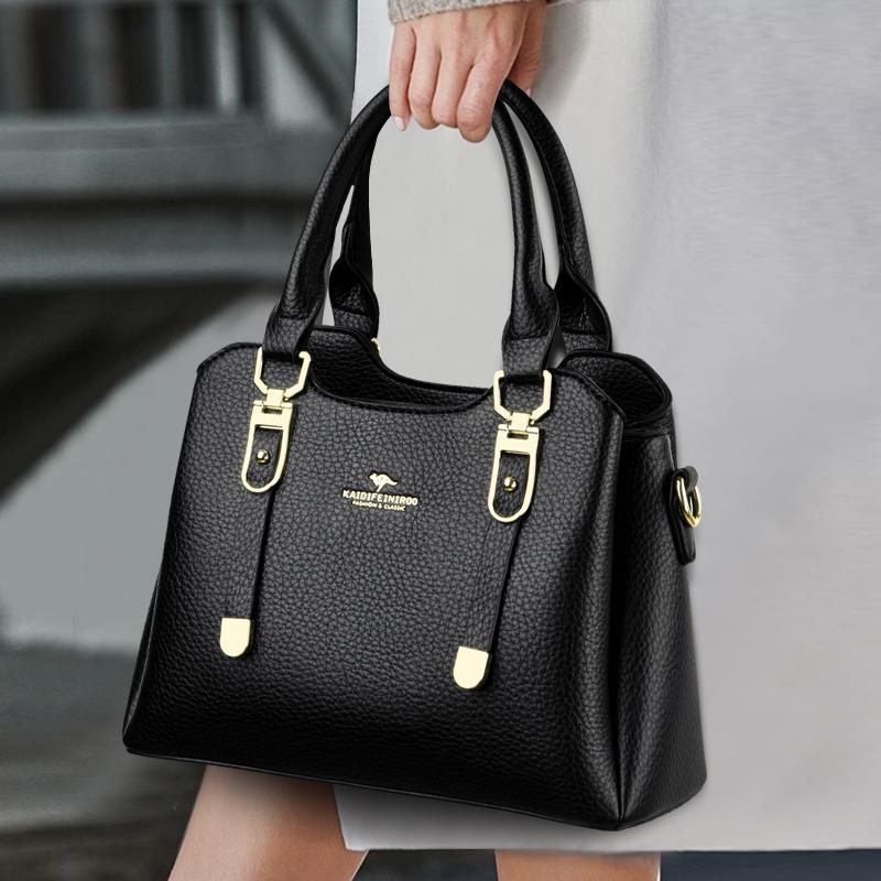 Four Arrows Genuine Brand Top Quality PU Leather Luxury Handbags Women Bags Designer Large Shoulder Crossbody Bags for Women New