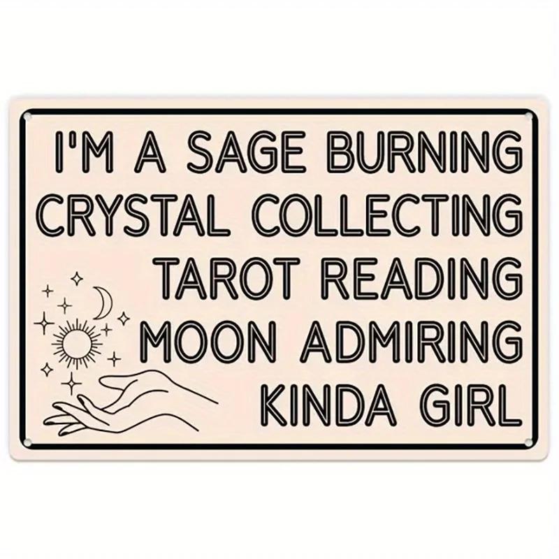 The House Witch Rules Halloween Halloween Decoration Metal Tin Sign Vintage Plaque Decor Wall Art Wall Room Home Restaurant