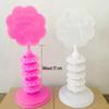 Candied Hawthorn Display Stand for Lollipops and Cotton Candy with Plastic Base