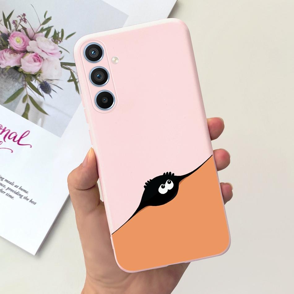 For Samsung Galaxy A54 Case 2023 Cool Fashion Moon Pattern Jelly Soft Silicone Phone Back Cover For Samsung A54 5G SM-A546B