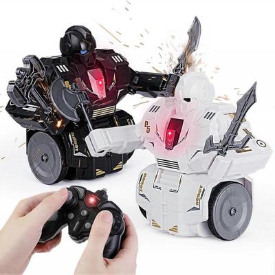 RC Bojoví roboti, Dálkově ovládaní bojoví roboti s 4 dostupnými zbraněmi, Zápasoví bojoví roboti, Elektrická zápasová hračka pro 2 hráče
