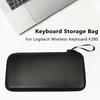Keyboard Storage Bag for Logitech K380 Shockproof Dustproof Water-Resistant EVA Case Wireless Keyboards Protective Carrying Case