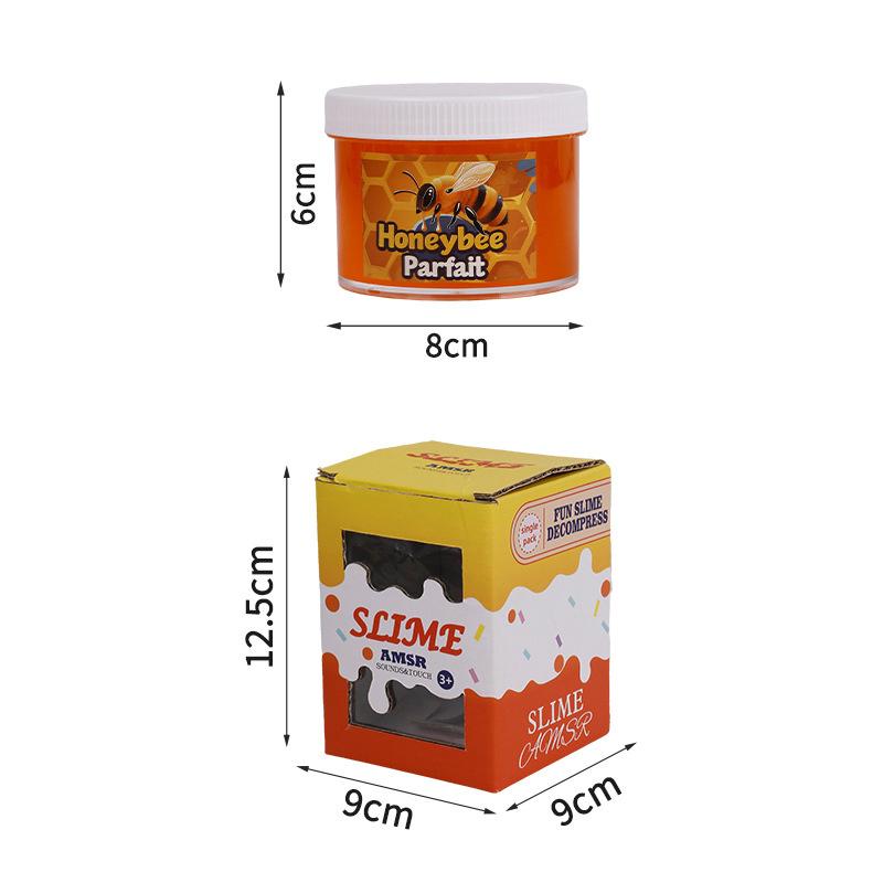 Kit de slime crocant de capacitate mare de 250 ml Unt de albine Set de slime prefabricat super moale Cadouri pentru favoare de petrecere