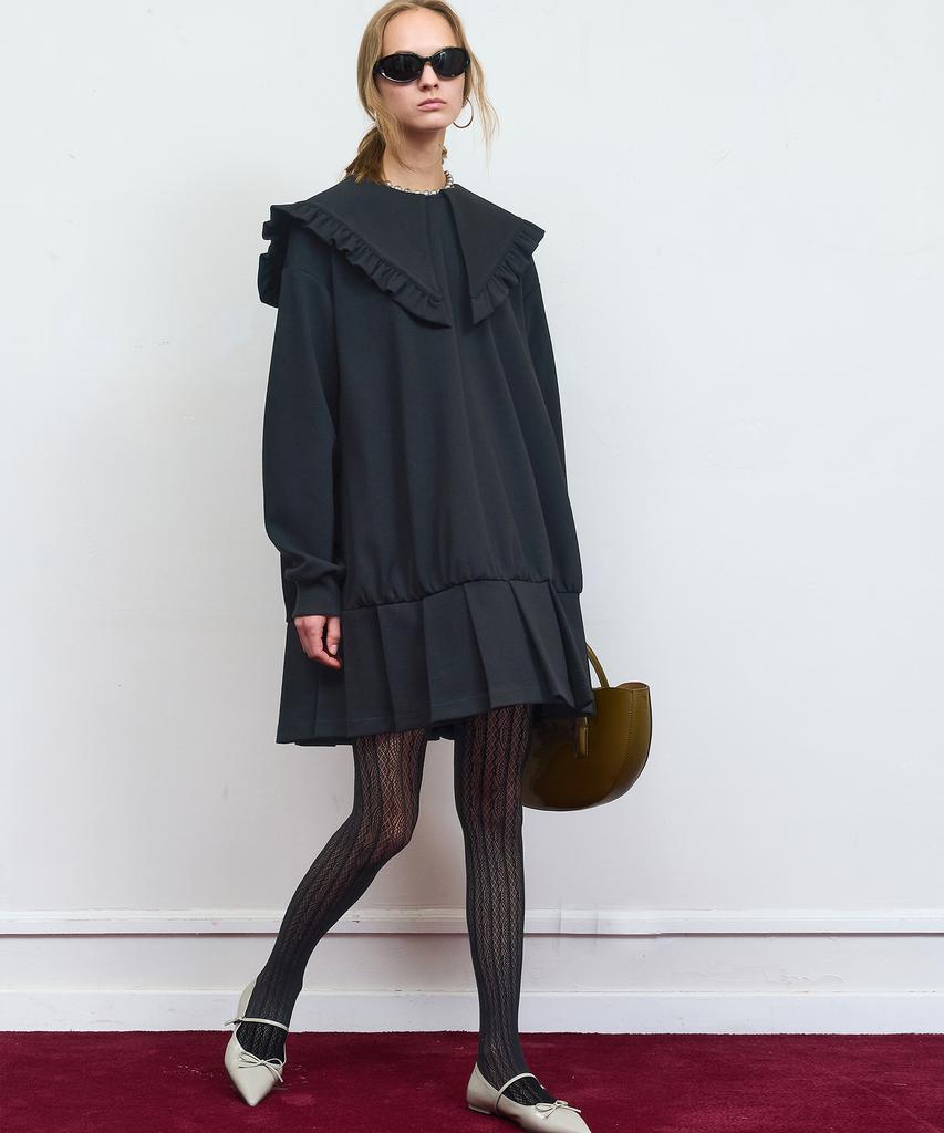 Dyuidyui Big Collar Dress (2 Colors)