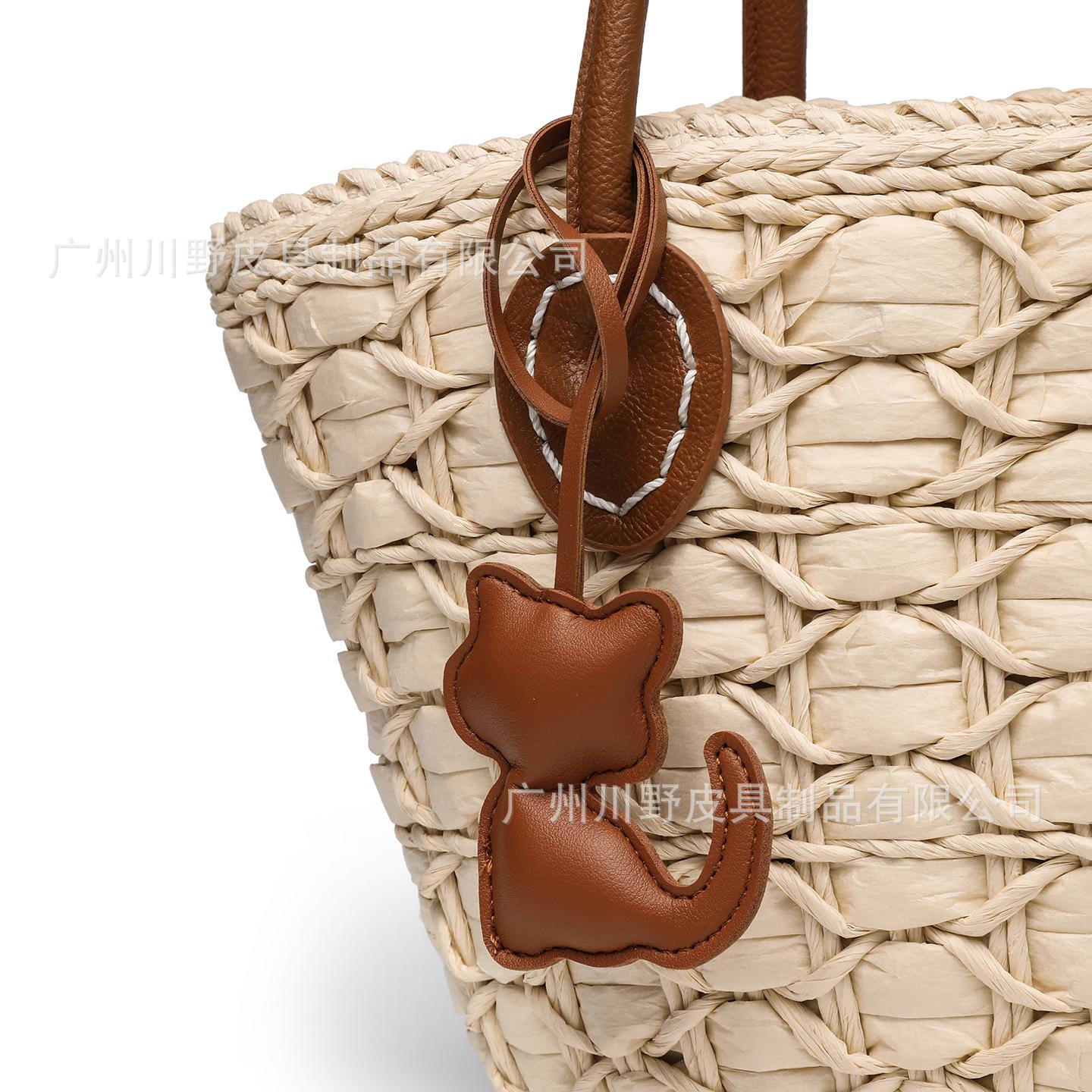 Miu Сумка-подвеска из ПУ-кожи с подвеской-котенком Подвеска для багажа Брелок-кошка Мультяшная подвеска-кошка