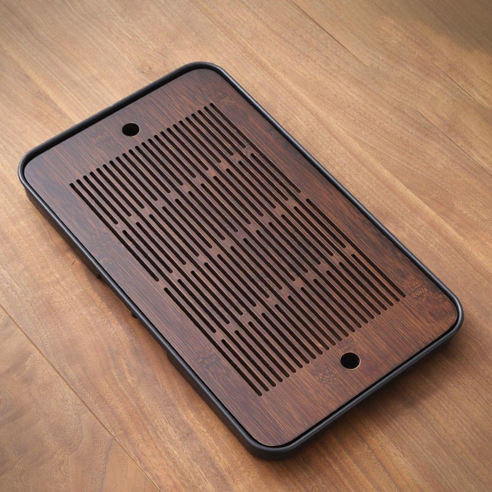 Bamboo Kungfu Tea Table with Water Storage Tea Serving Tray New Tea Set  Party