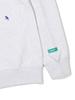BBC EARTH Animal Embroidery Patch Sweatshirt_Melange Grey