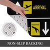 Aviation Departures Arrivals Anti-slip Doormat Floor Mat Carpet Rug for Kitchen Entrance Home Balcony Footpad Mats